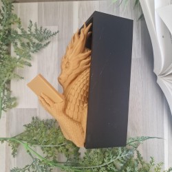 Book Nook Dragon qui lit