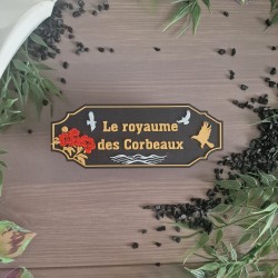 Plaque Le royaume des corbeaux