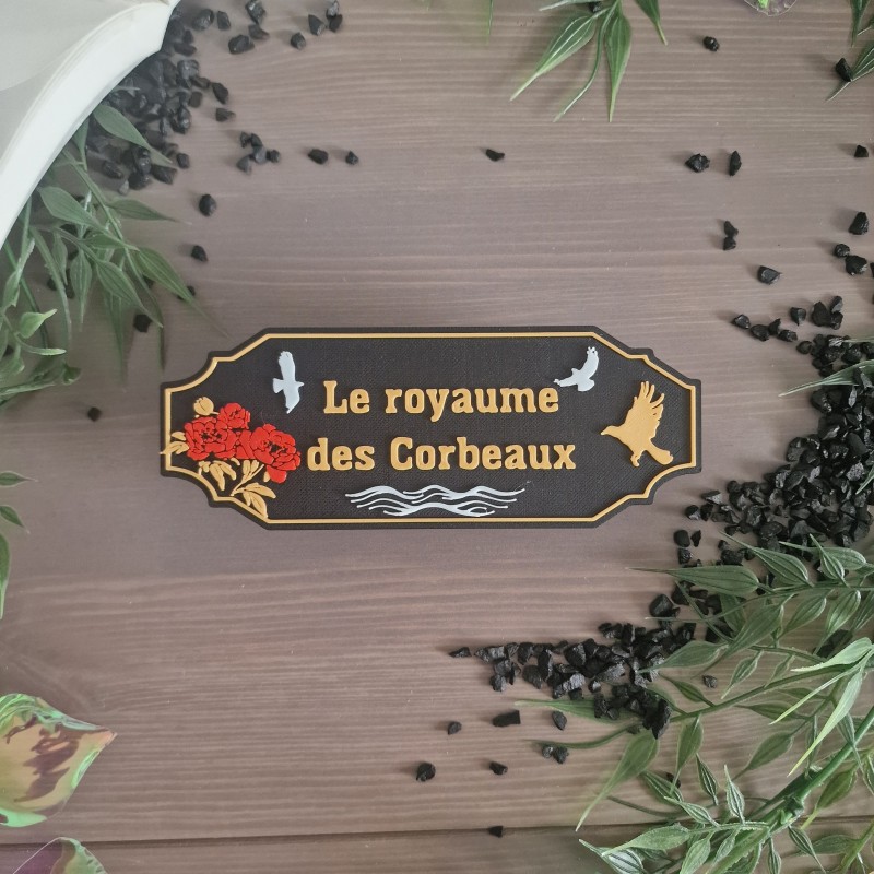 Plaque Le royaume des corbeaux