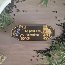 Plaque Le pont des Tempêtes