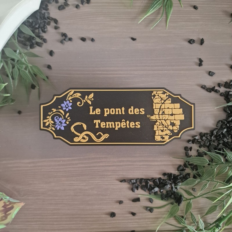 Plaque Le pont des Tempêtes